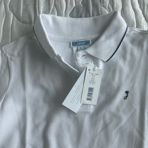 Boys white  Jacadi polo shirt - Picture 5 of 5